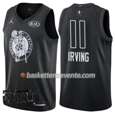 Maillot Basket Boston Celtics Kyrie Irving 11 2018 All-Star Jordan Brand Noir Swingman - Enfant
